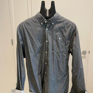 Artistry in Motion Gray Casual Buttondown
